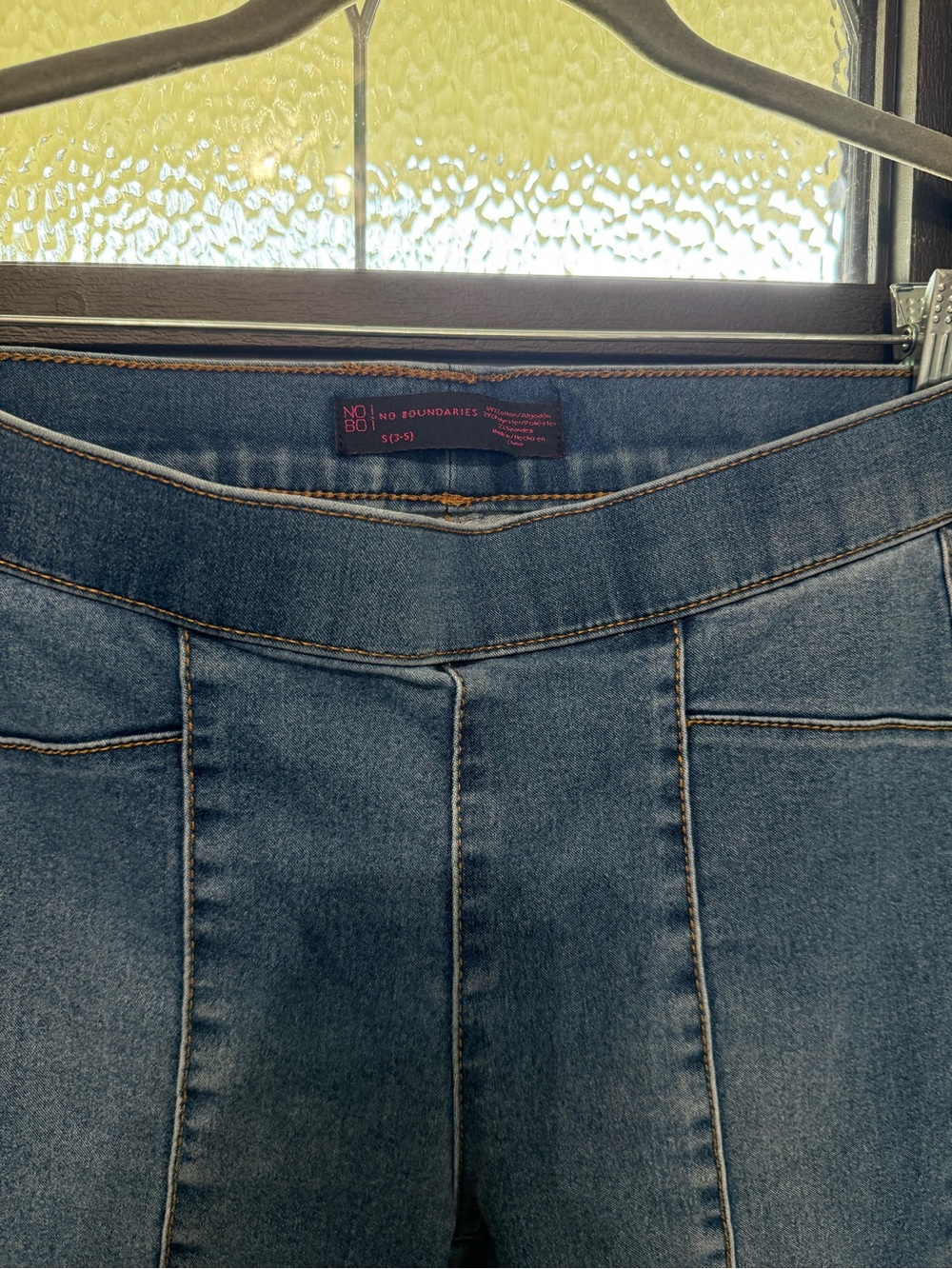 No Boundaries Light Blue Flare Jeans - Picture 2 of 6